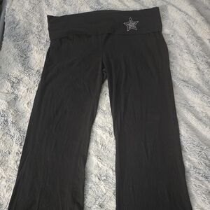 No Boundaries Black Star Junior's Yoga Pants